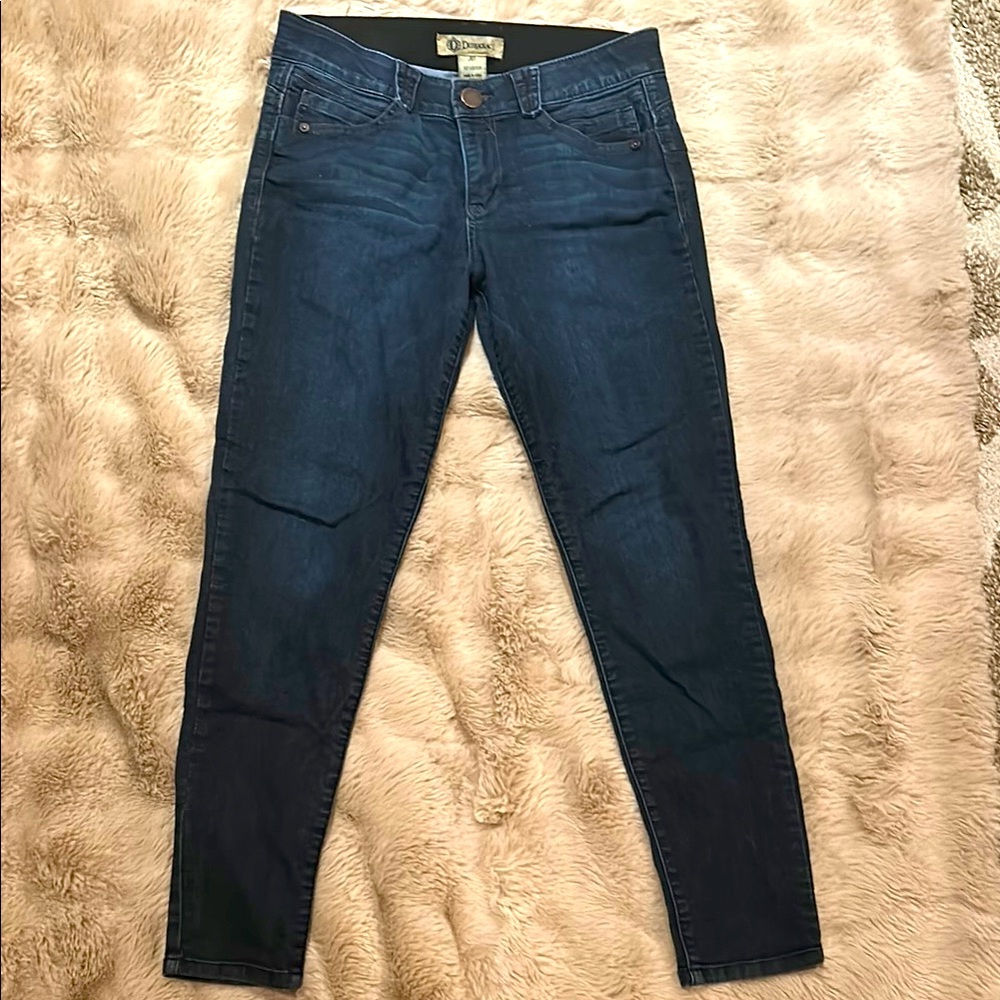 DEMOCRACY AB-SOLUTION Blue Skinny Jeans Classic Fit SIZE 10
